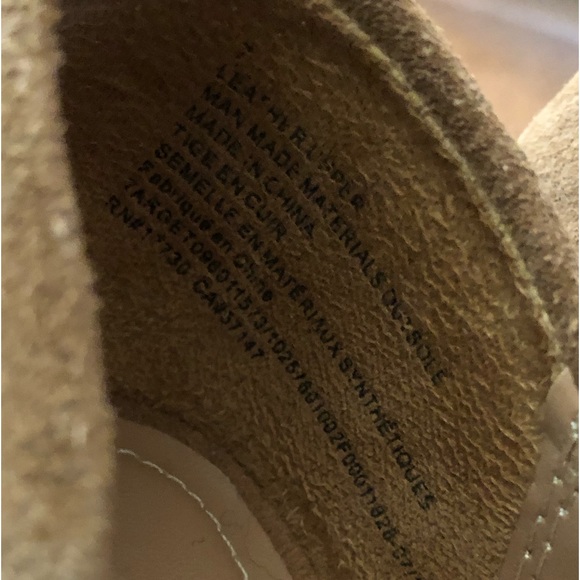 💜💜 SALE-3/$15 💜💜MERONA SUEDE WEDGES Size 7 - Picture 2 of 4